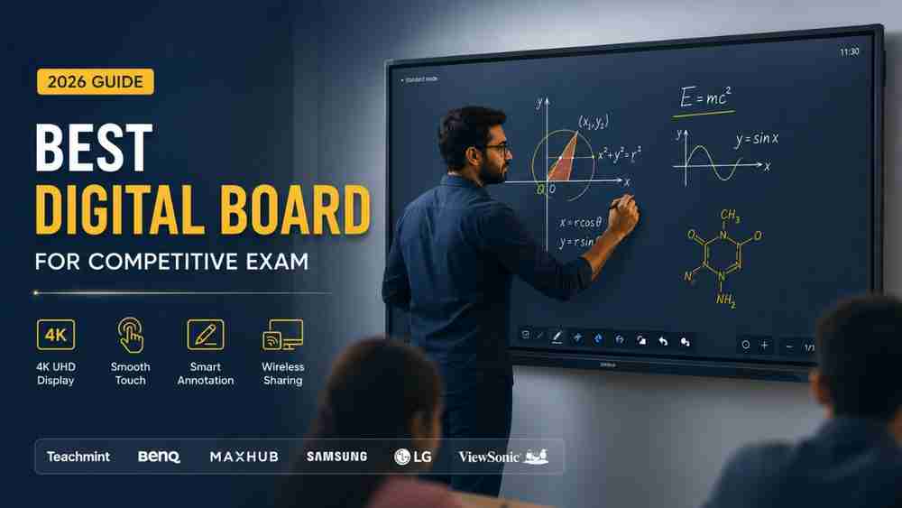 Best Digital Board for Competitive Exam Teacher