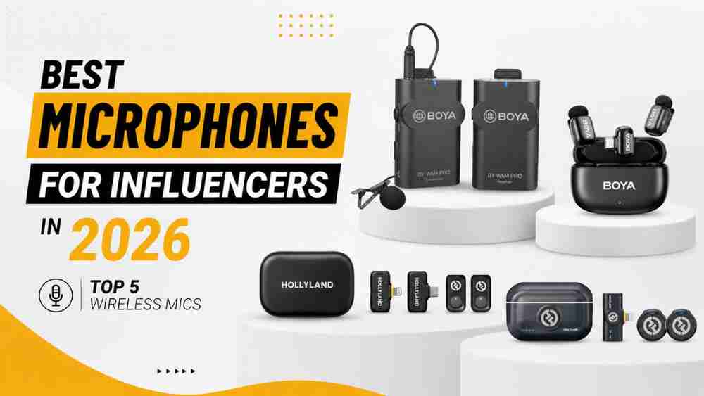 Best Microphones for Influencers in 2026: Top 5 Wireless Mics