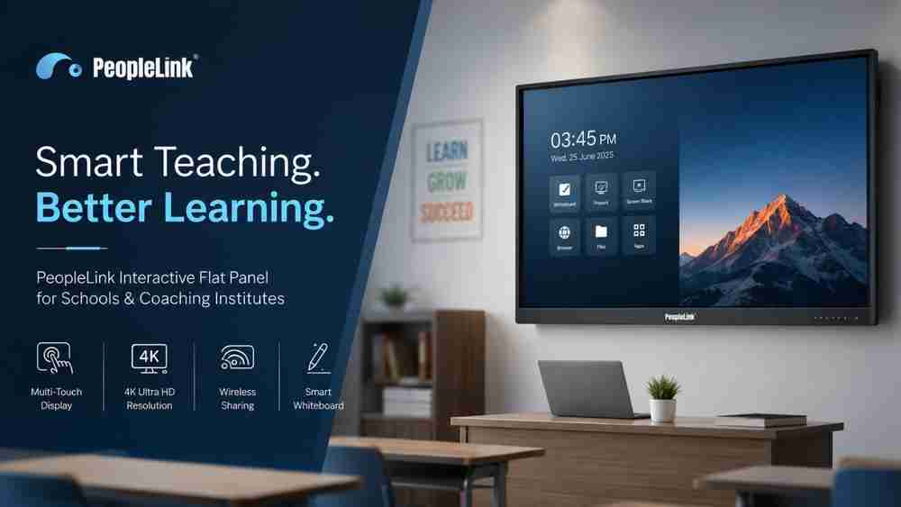 Best PeopleLink Interactive Flat Panel for Schools & Coaching (2026) 