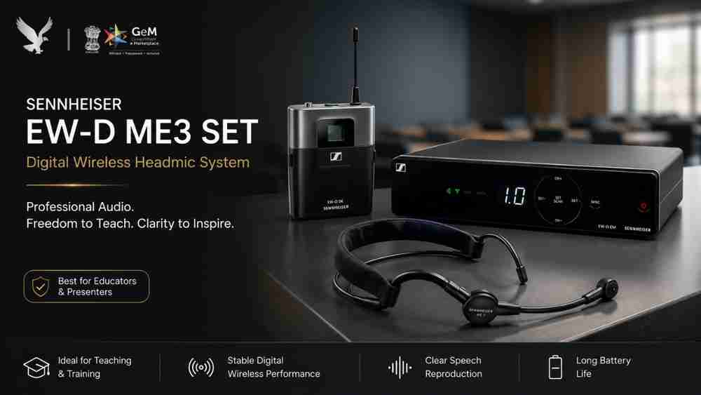 Sennheiser EW-D ME3 SET Dealer in India | Edumark technologies