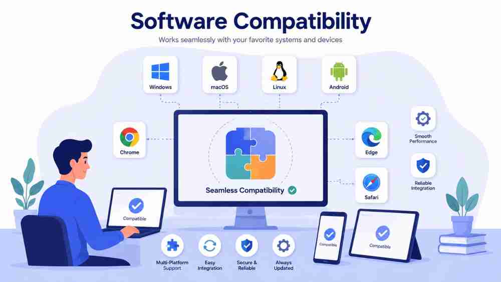 Smart board software compatibility with multiple operating systems