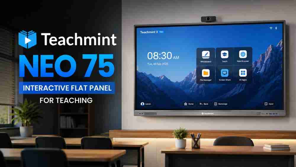 Teachmint Neo 75 Interactive Flat Panel for Teaching