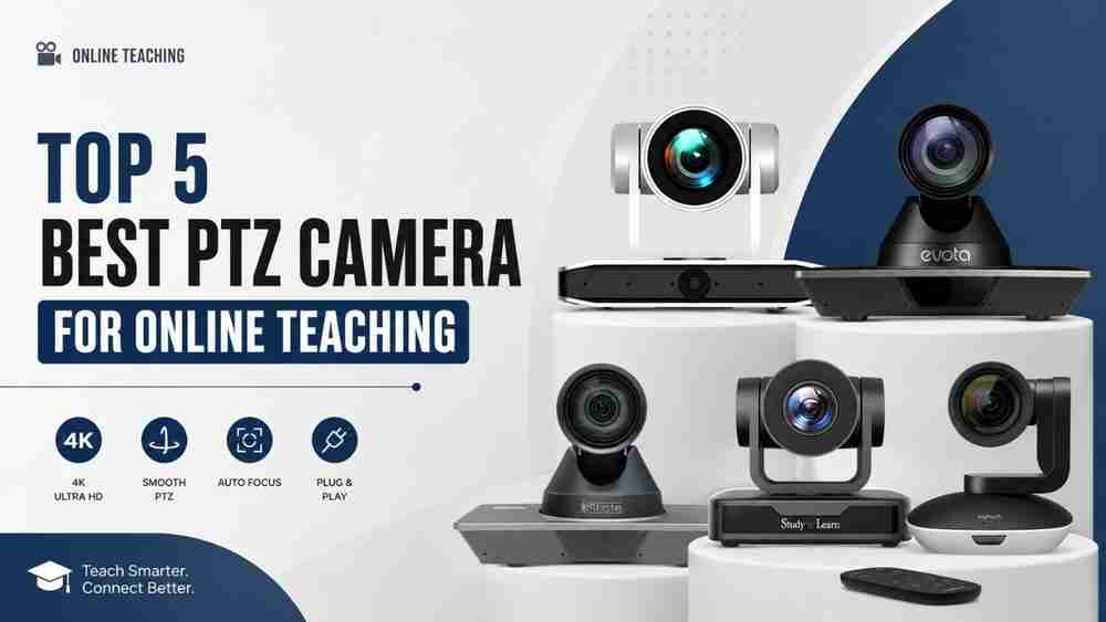 Top 5 Best PTZ Cameras for Online Teaching in India 2026