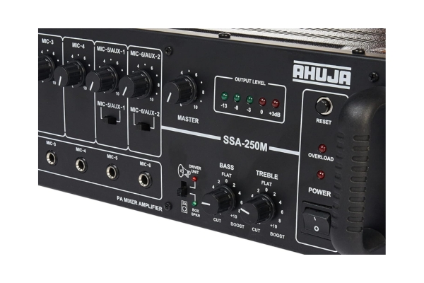 Ahuja SSA-250M 250W PA Mixer Amplifier | High Wattage Commercial Audio 2