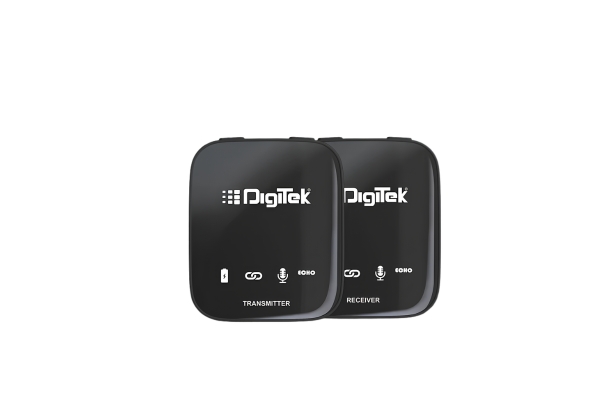 Digitek DWM 101 Pro | 2-in-1 Wireless Mic for DSLR & Smartphones 2