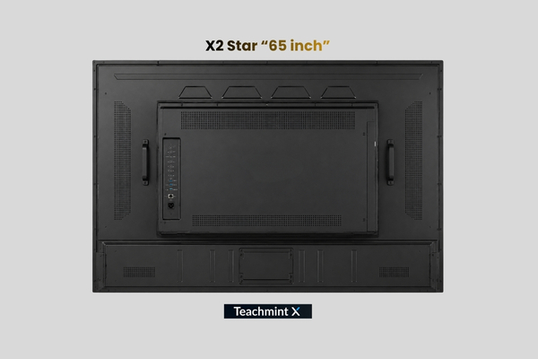 Teachmint X 65 Star - 4K Interactive Flat Panel for Smart Classrooms | Android 14 EDLA 2