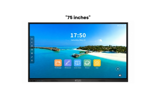 iSLate 75" Interactive Flat Panel | India's First Android 16 Smart Display 1