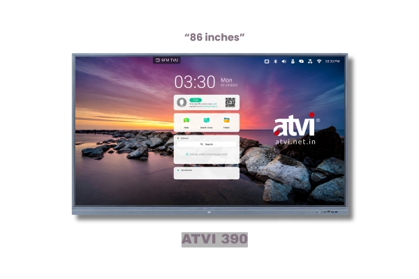 atvi 86" AI Fusion Series Interactive Touch Panel (TR390) 1
